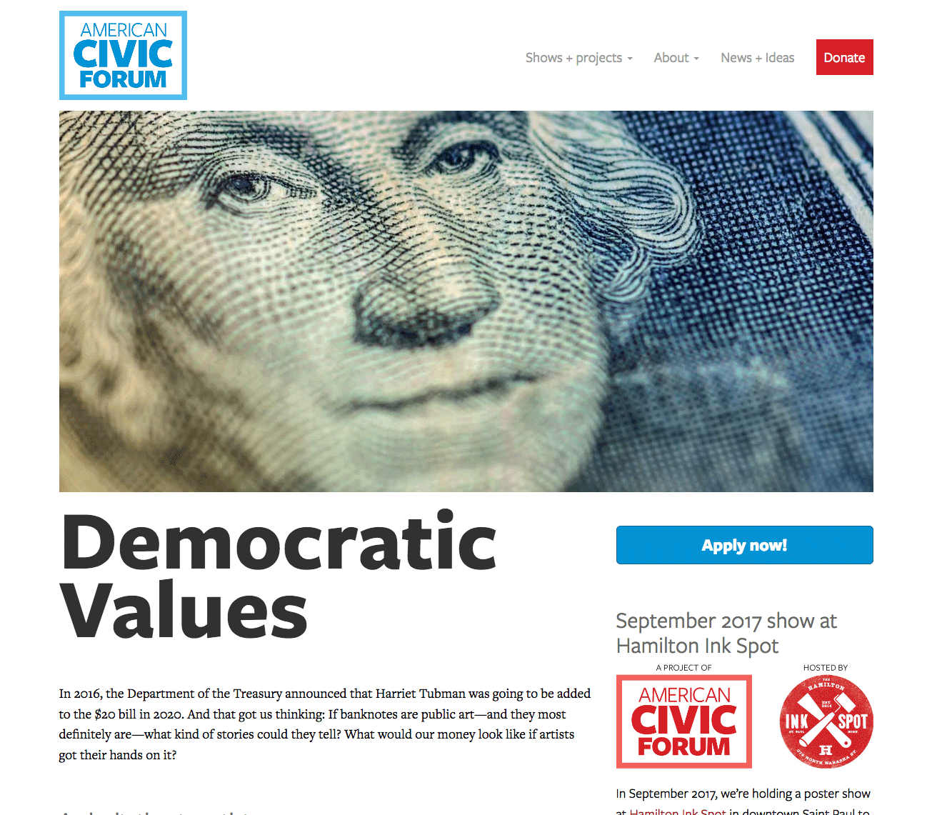 American Civic Forum (screenshot)